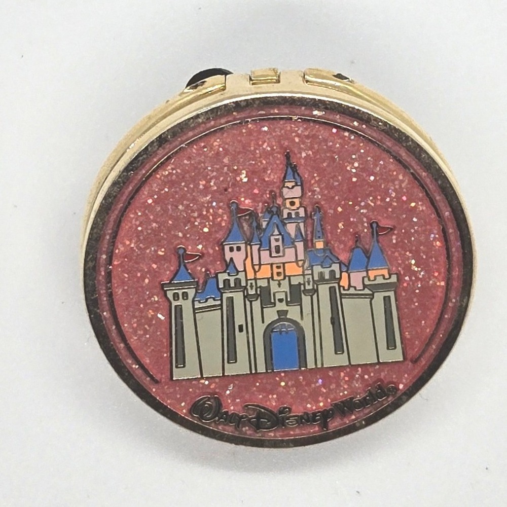 Disney Sleeping Beauty Castle Compact Mirror Trading Pin 2003